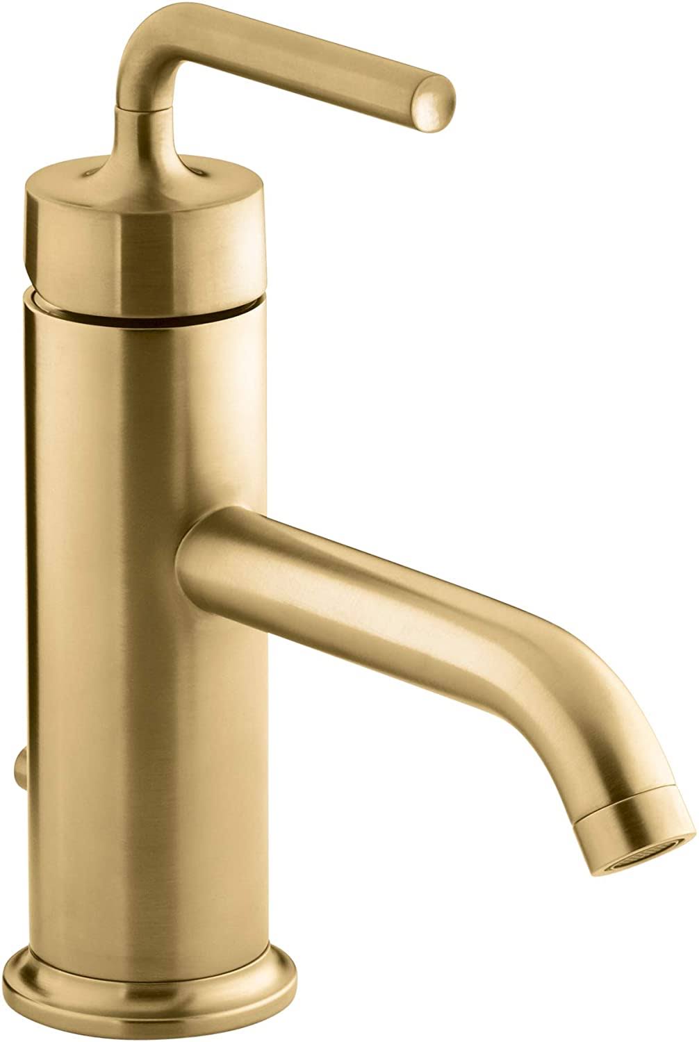 Single-Handle Bathroom Sink Faucet with Straight Lever Handle J13753