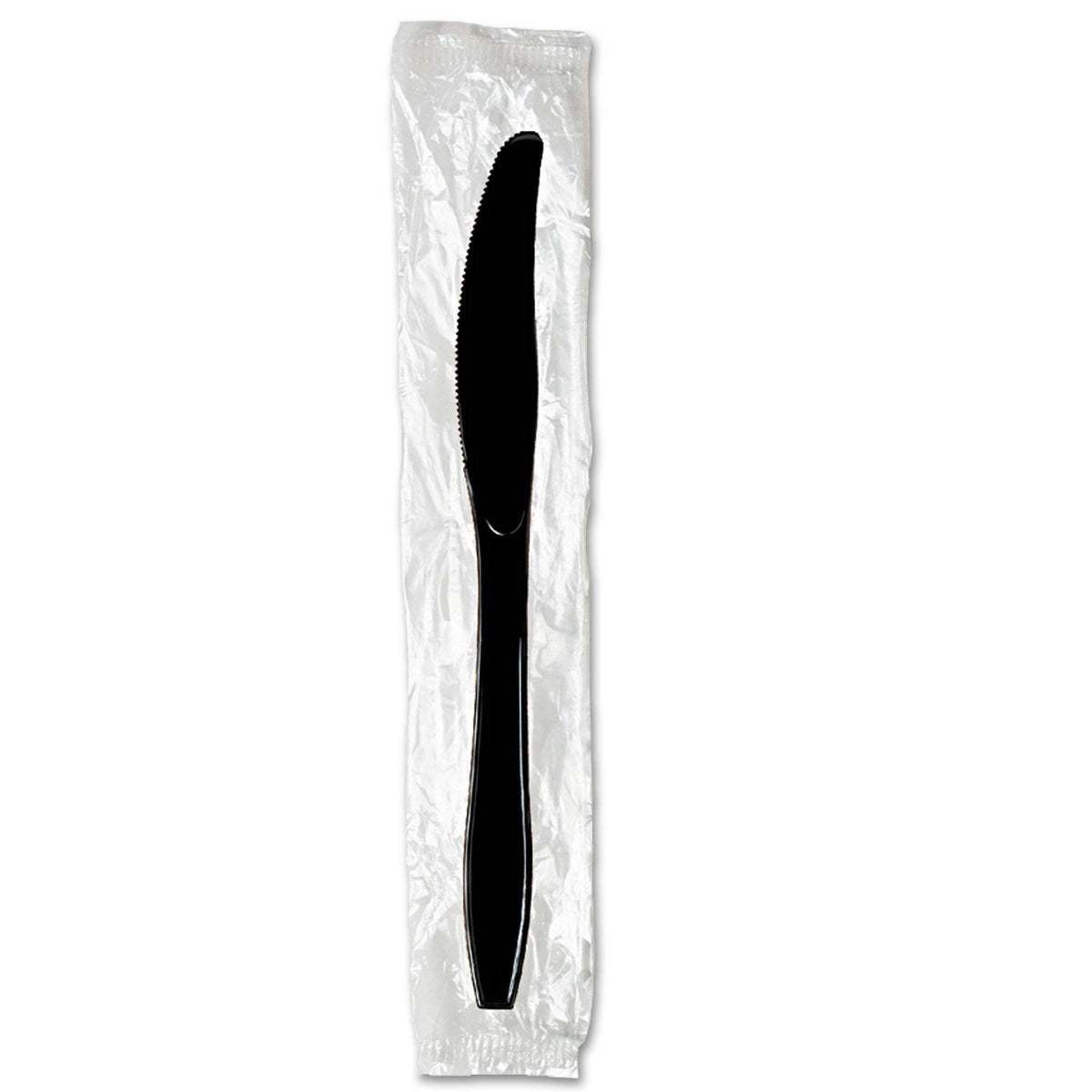 Black Plastic Knives 1000/Carton L368756