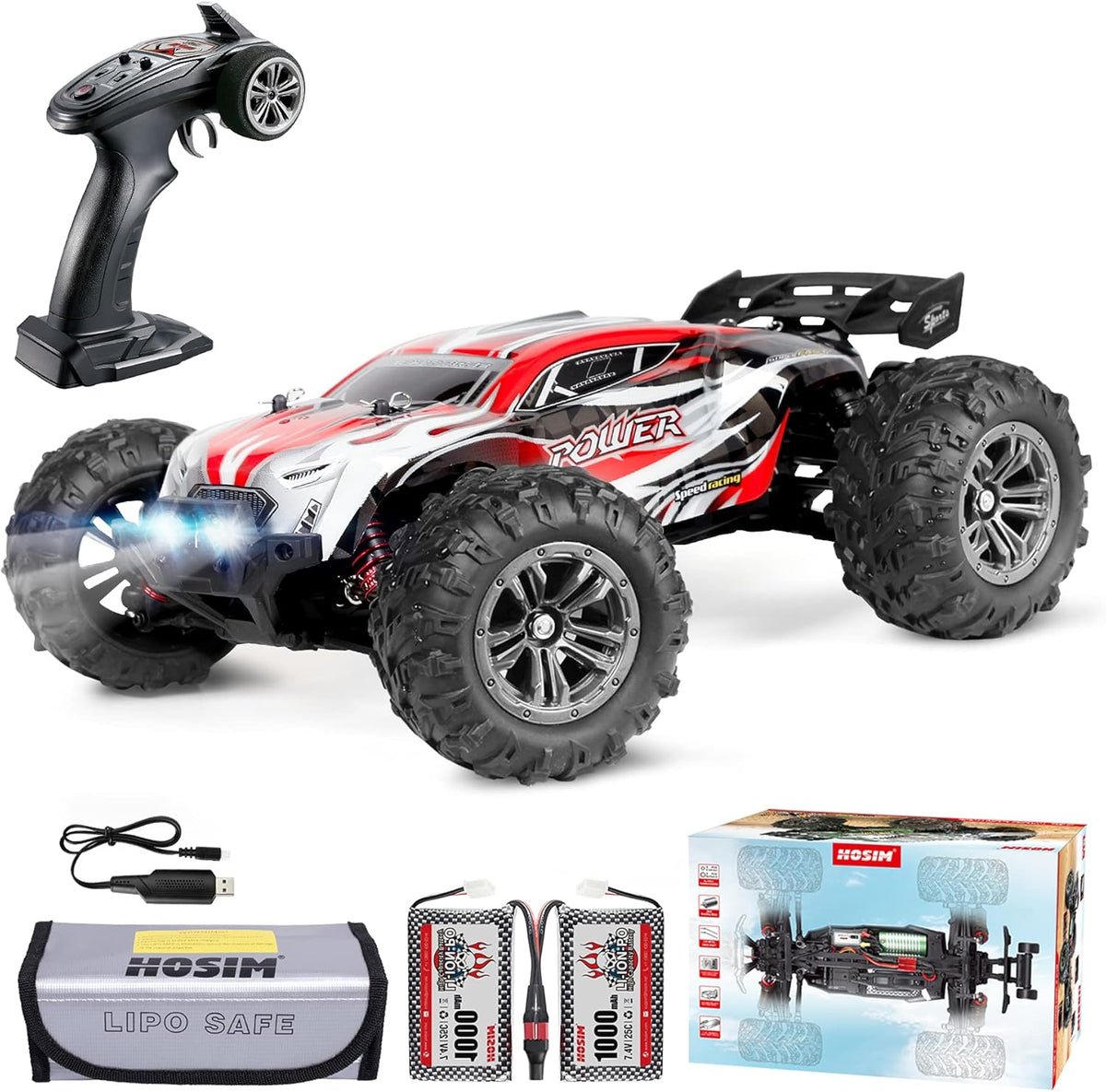 1:16 Scale 4WD Brushless RC Monster Truck A3346