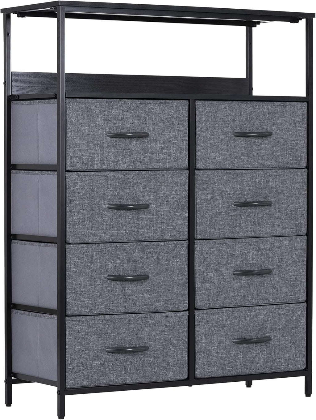 8 Drawer Dresser with Shelves W34286