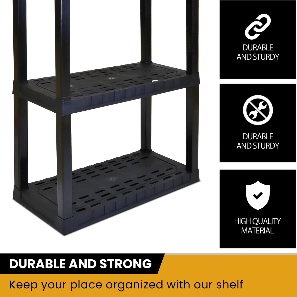 4-Tier Shelving Unit, Pack of 4 T32887