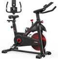 Indoor Cycling Bike with Silent Belt Drive and LCD Monitor Q457802