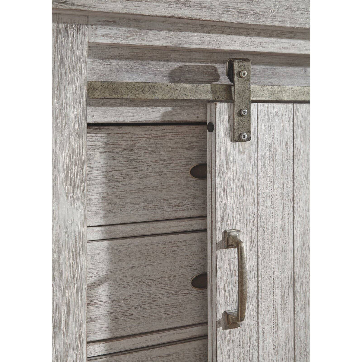 White 5 Drawer Door Chest B4972