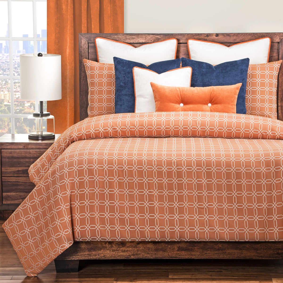 Mandarin Duvet Cover Set California King F4815