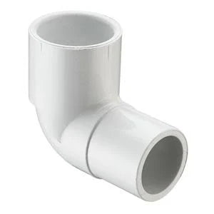 12 PVC 90 St Ell SPIGOTXSOC Sch40 D64644