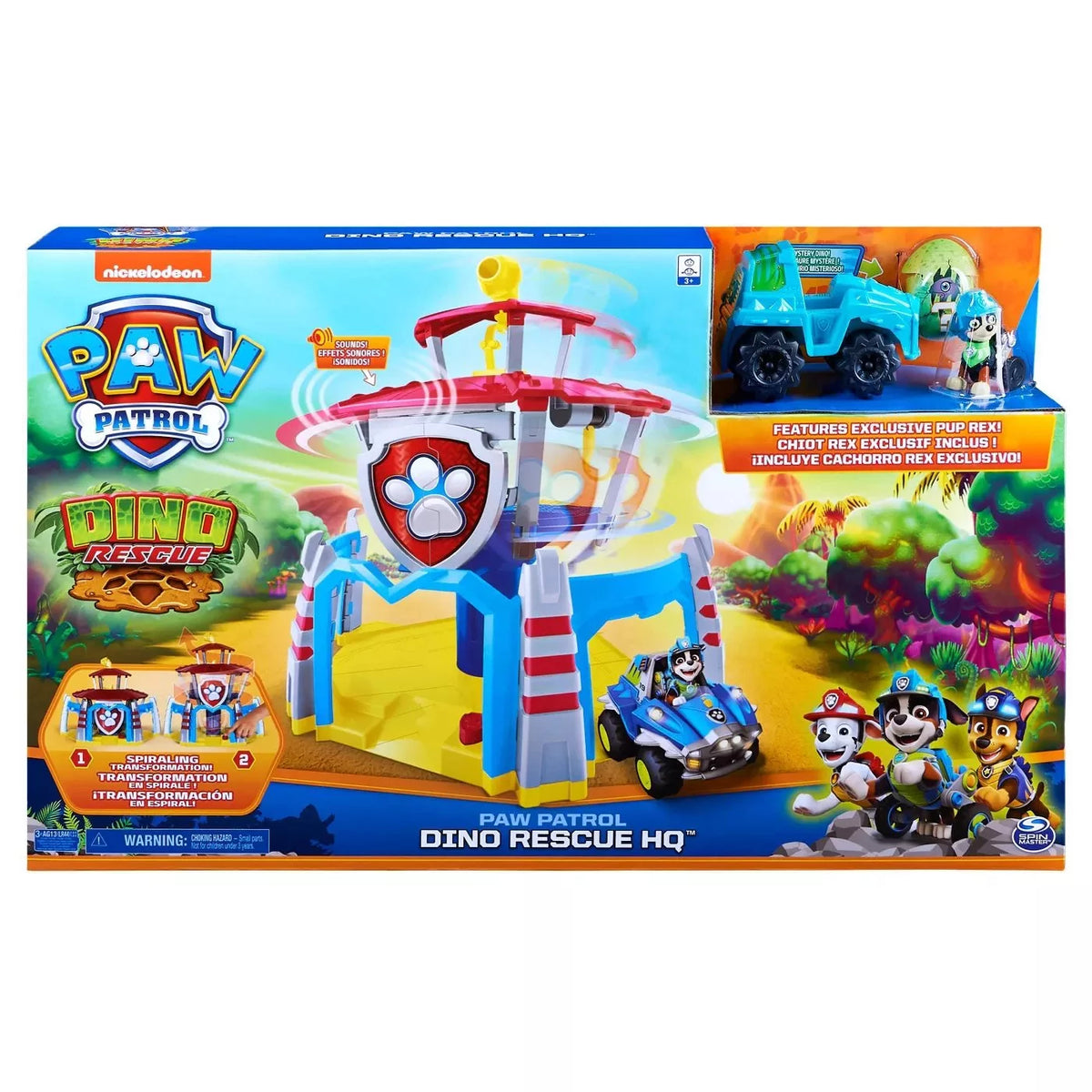 Paw Patrol Chase Dino Headquarters X9366