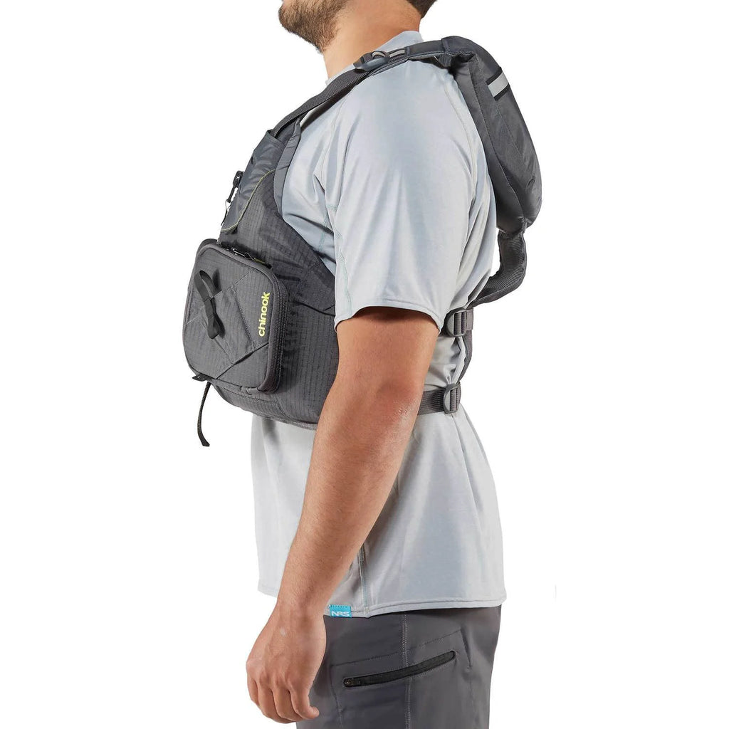 Charcoal Large/XL Fishing Kayak Lifejacket W661