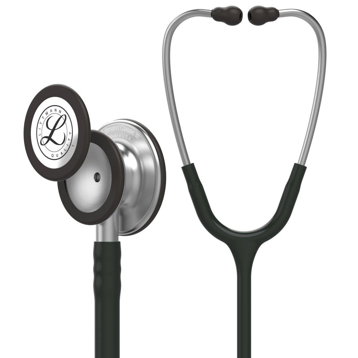 Black Tube 27 inch Stethoscope D4290