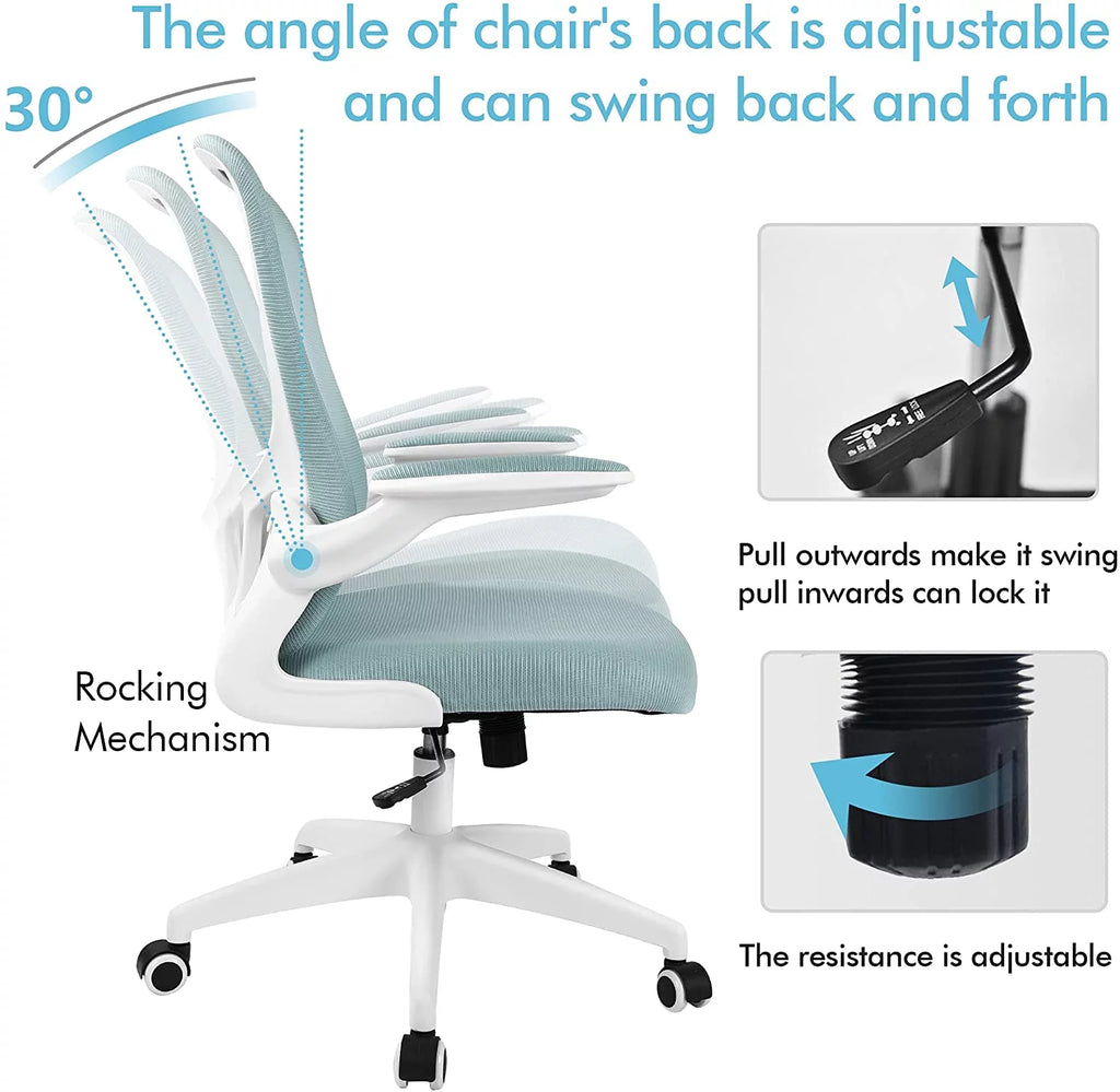 Black Ergonomic Office Chair with Lumbar Support V546