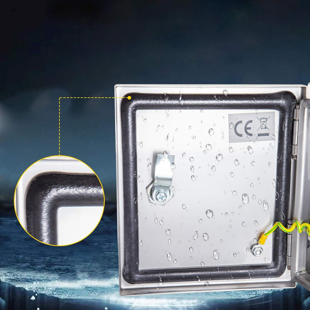 16 x 16 x 8'' NEMA 4X Steel Electrical Enclosure D5452