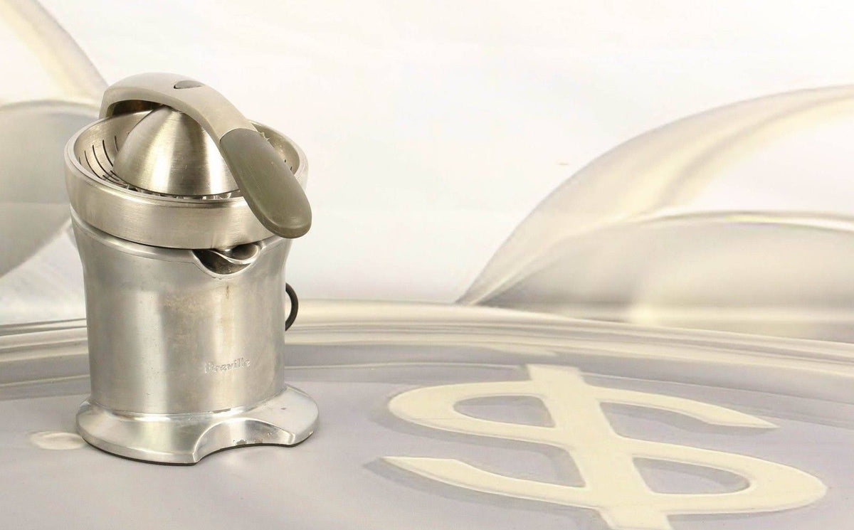 Die-Cast Stainless-Steel Motorized Citrus Press F6859