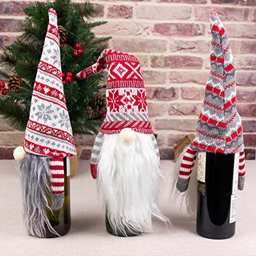 Christmas Wine Bottle Cover 4Pcs I7582