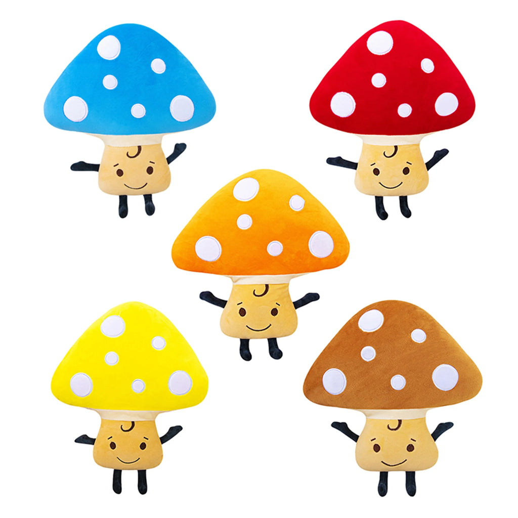 Plush Mushroom Throw Pillow Stuffed Dolls Toys M557761