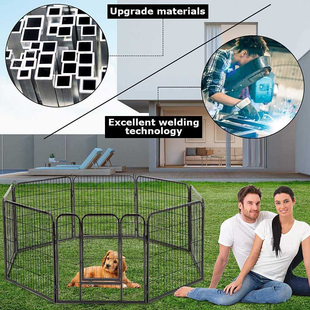 Heavy Duty Pet Playpen Dog Exercise Pen Cat Fence H169