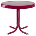 22" Outdoor Retro Tulip Side Table A16056