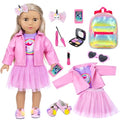 18 Inch Doll Makeup Accessories and Clothes Play Set C46161