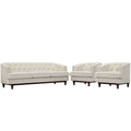 Beige Fabric Sofa Set of Three Z80120