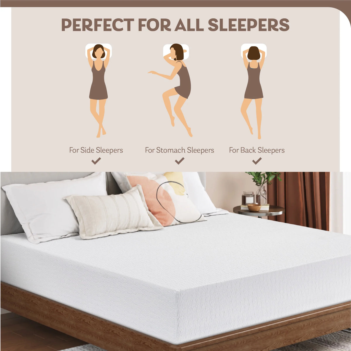 10" Gel Memory Foam Full Mattress U715943