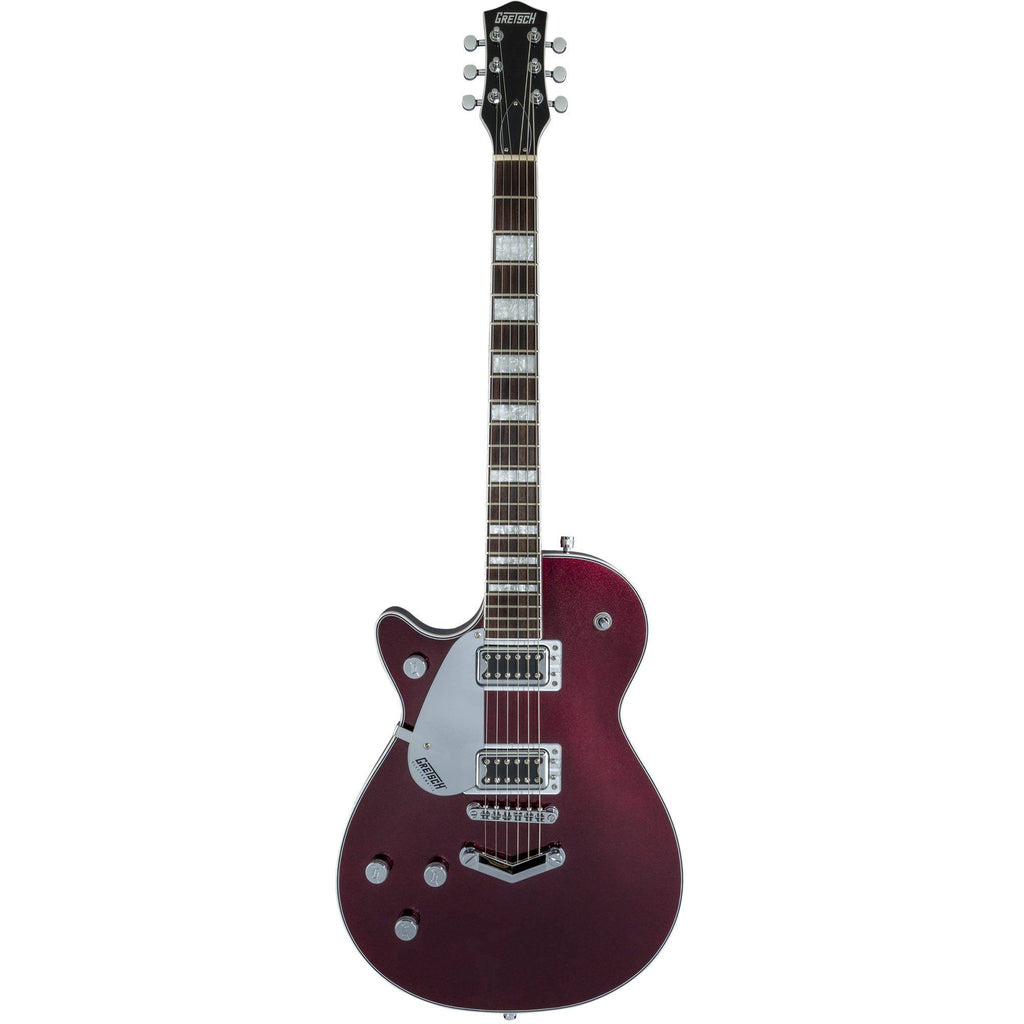 Left Handed Dark Cherry Metallic Electric Guitar L4129