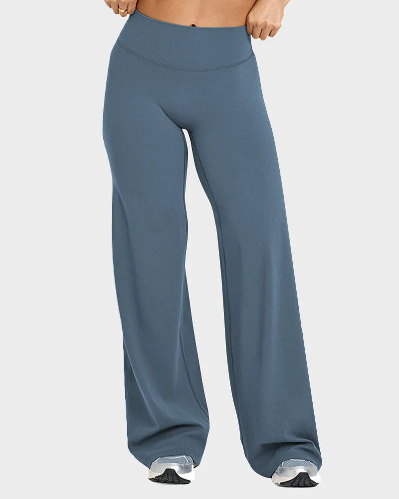 High-Waisted Wide-Leg Yoga Pants K517434