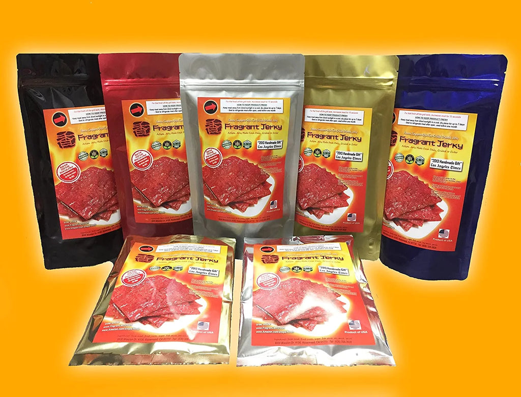 Fire-Grilled Pork Jerky Spicy Flavor 12Oz F3548