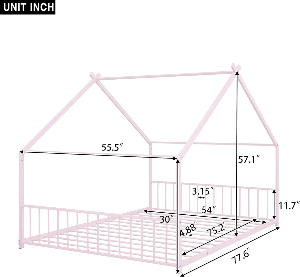 Full Size Meal House Bed F842372