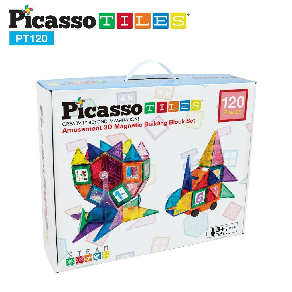 120-Piece 3D Magnetic Building Block Set D2781