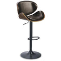 Adjustable Height Curved Bar Stool Y40627