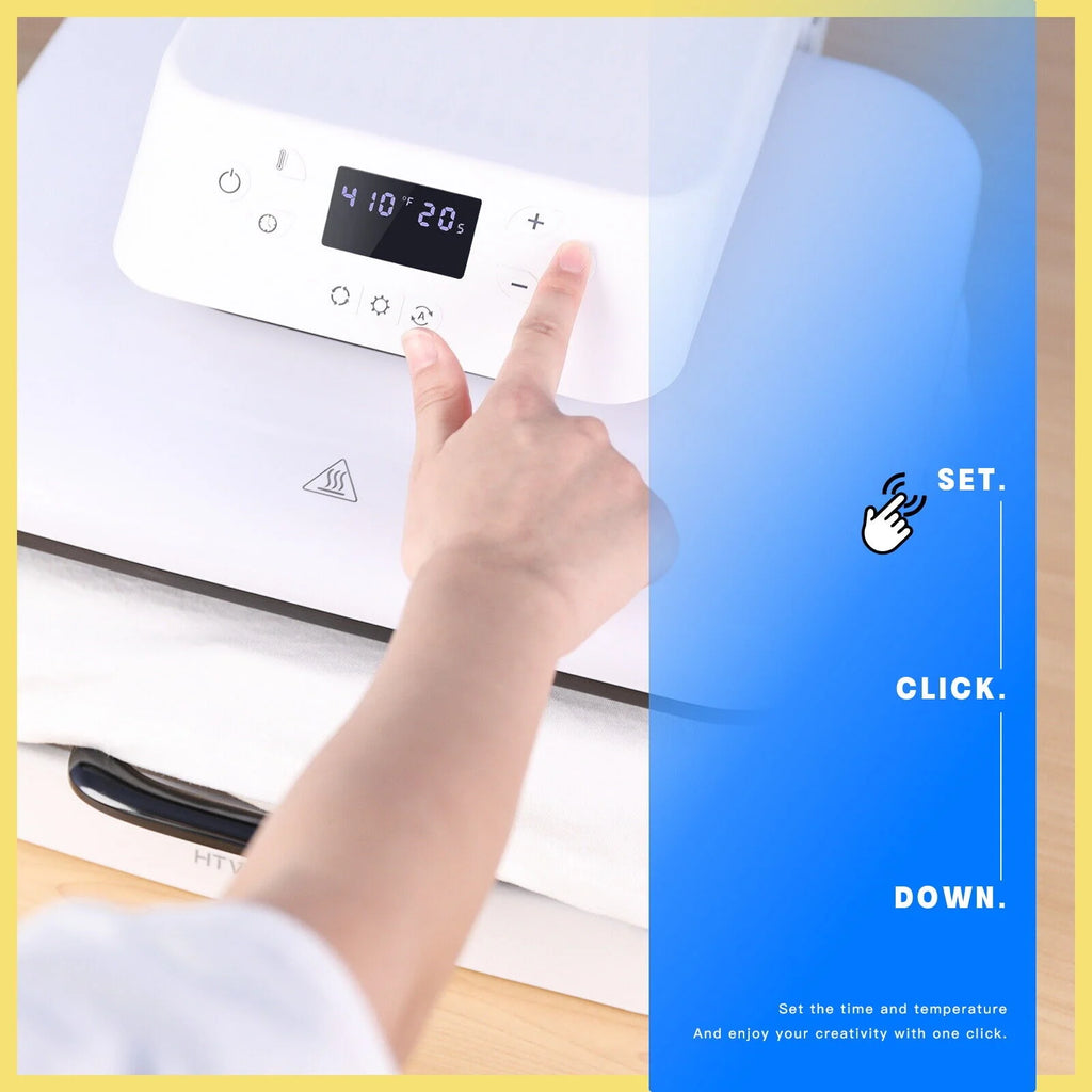 1500W 15"x15" White Auto Heat Press Machine D396
