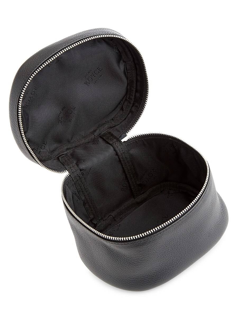 Black/Red Leather Valet Tray B86981