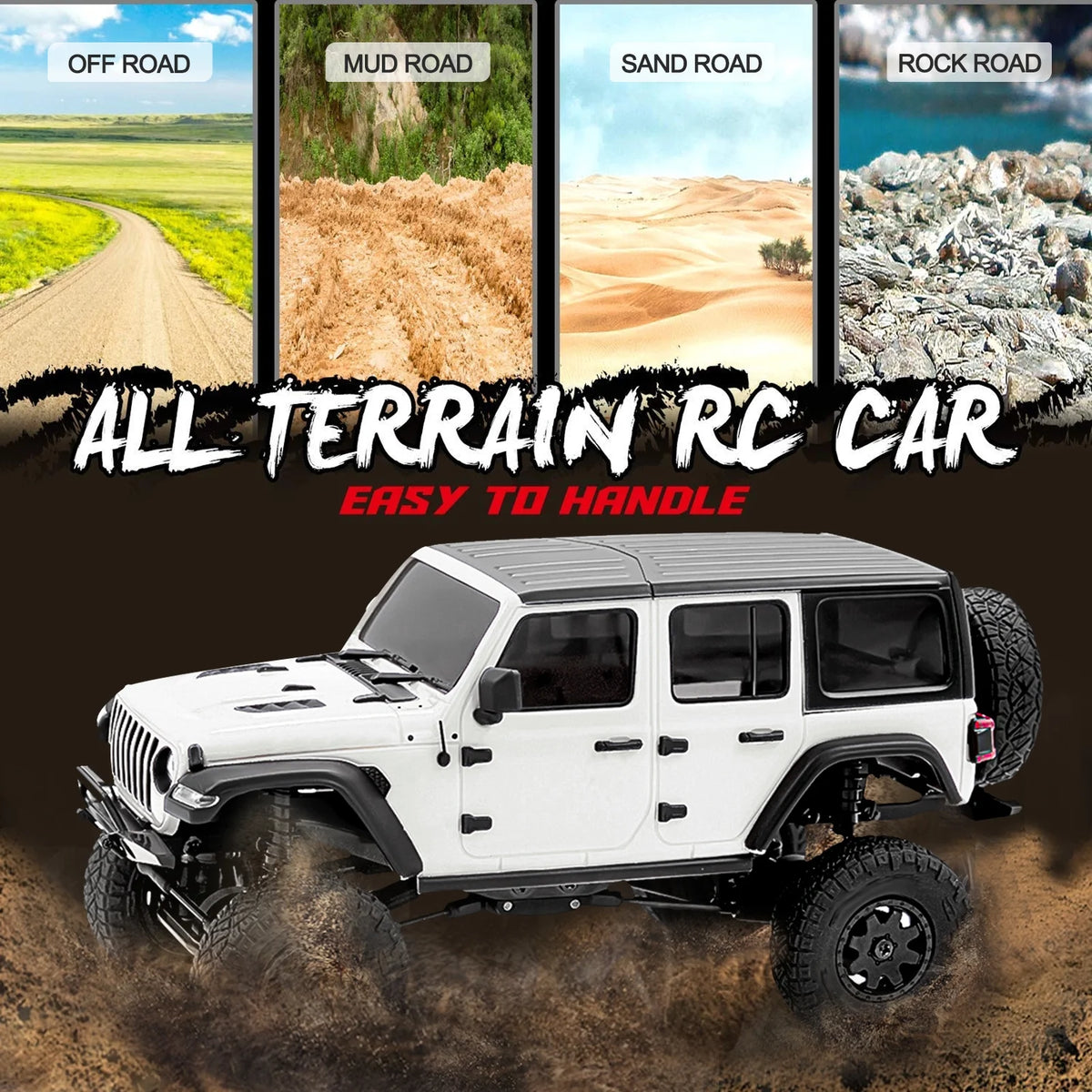 1/24 2.4GHz 4WD RC Off-Road Truck C5016