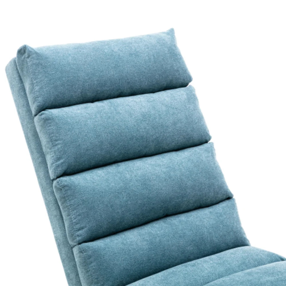 Blue Linen Chaise Lounge L73129