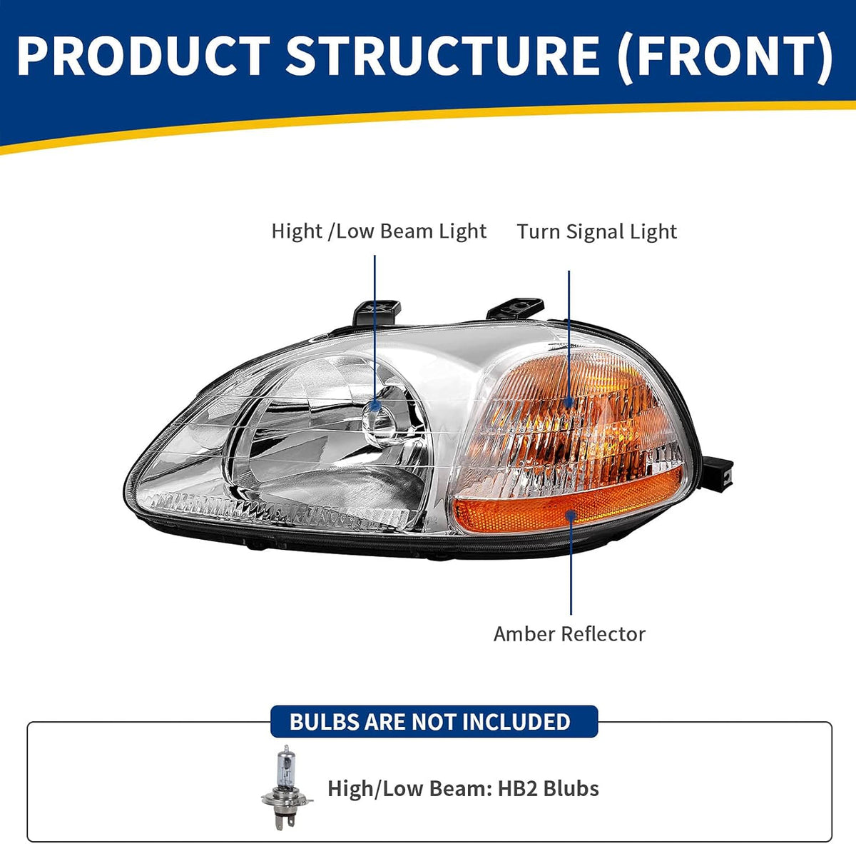 Headlight Assembly T460