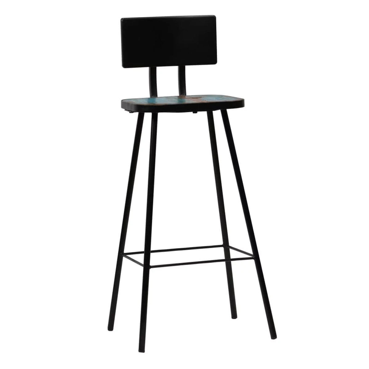 Solid Reclaimed Wood Bar Stools 4 pcs K89272