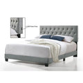 Tufted Bed with USB Power Connection E893078