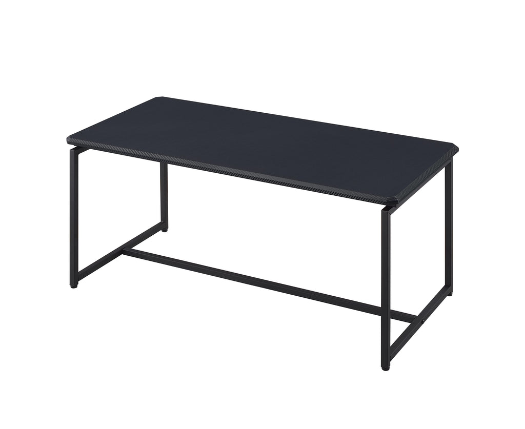 Black Carbon Fiber Coffee Table and End Table Set E365792