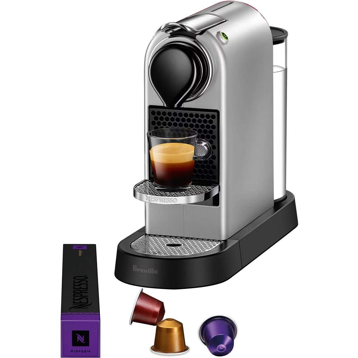 Silver Single-Serve Espresso Machine O763