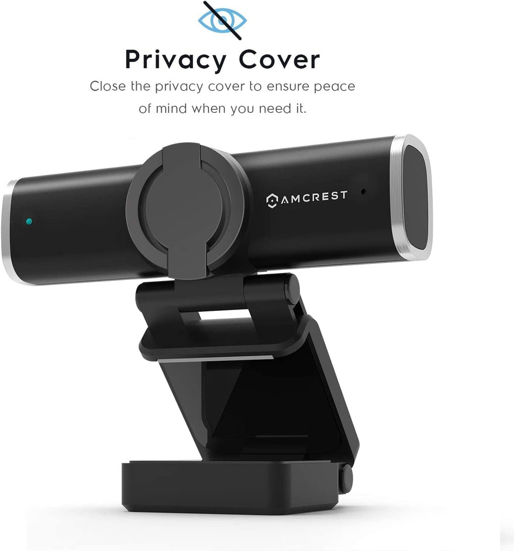 4-Megapixel Webcam with Microphone & Privacy Cover O695
