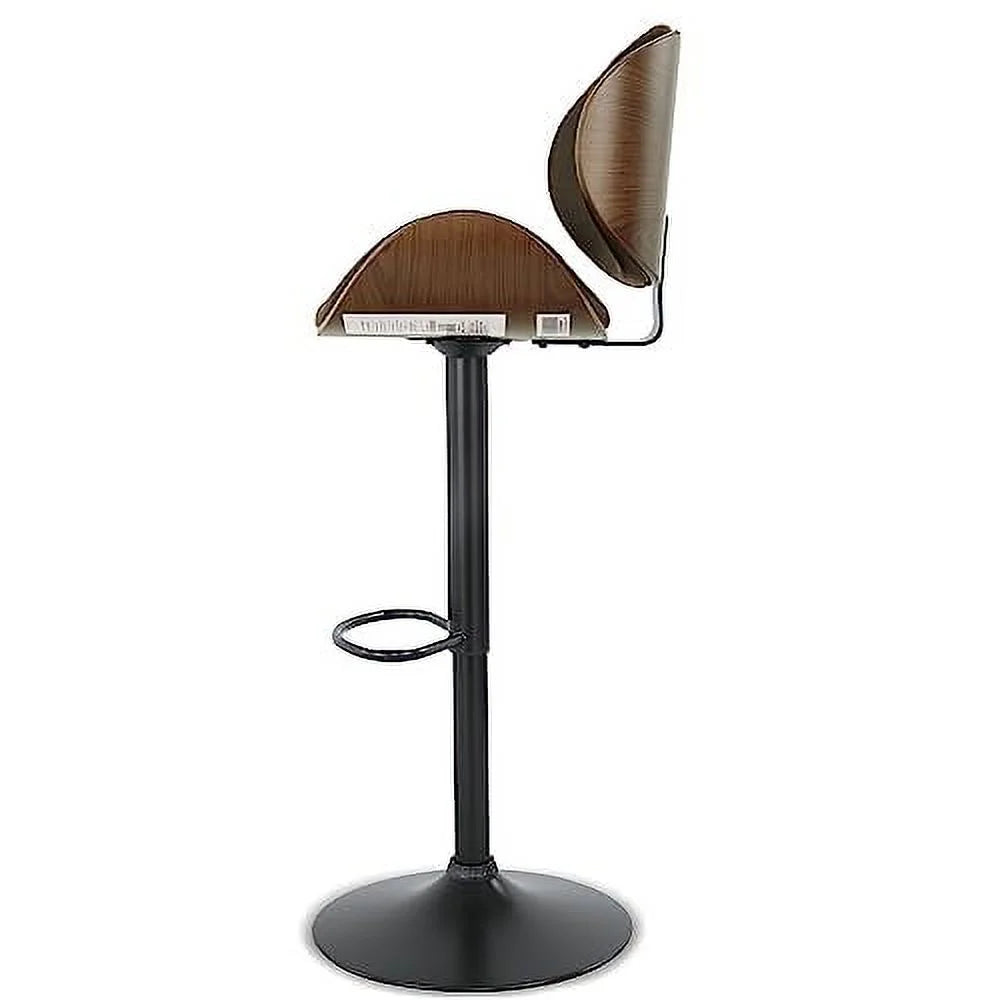 Adjustable Height Curved Bar Stool Y40627