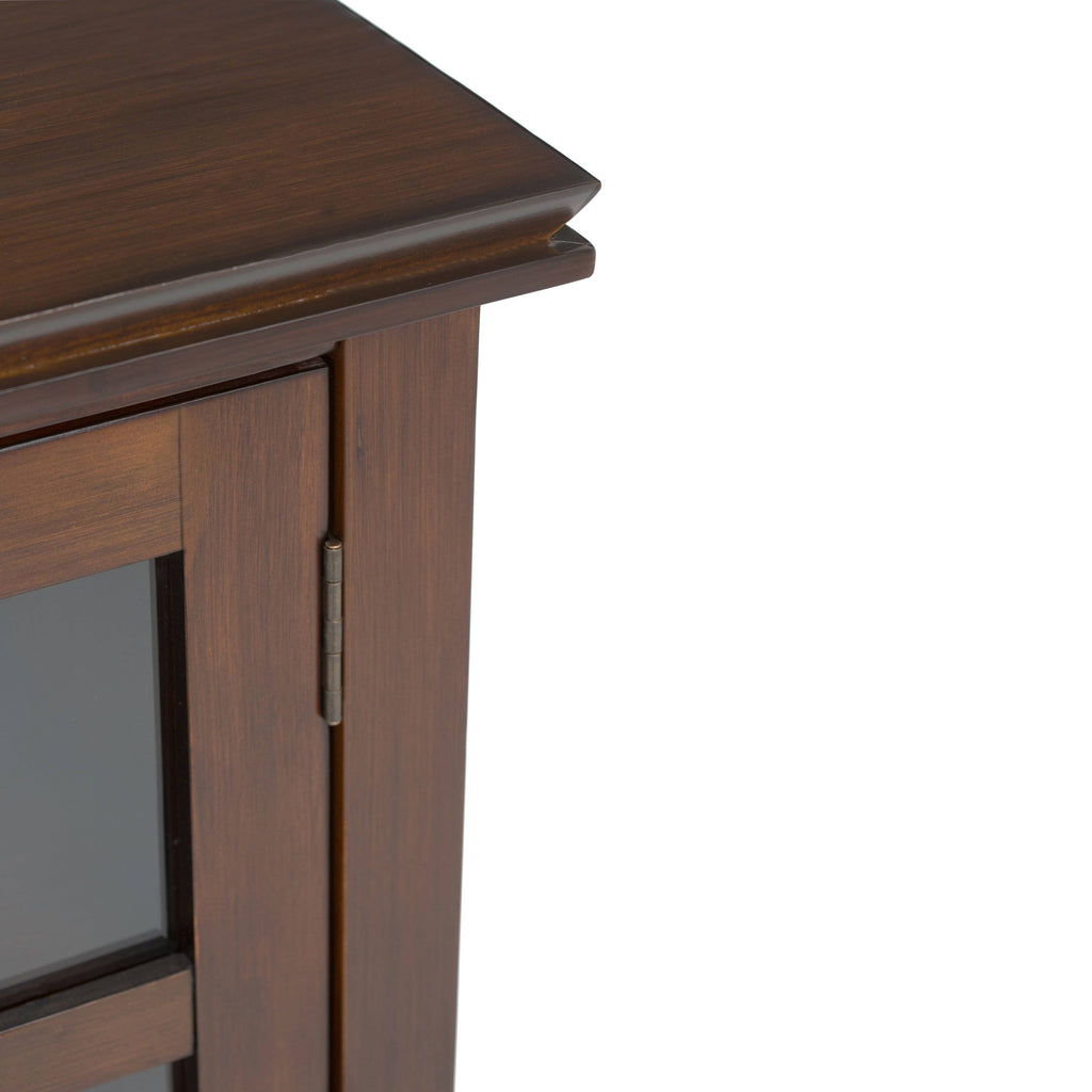 Solid Wood 30 inch Wide Low Storage Cabinet F588361