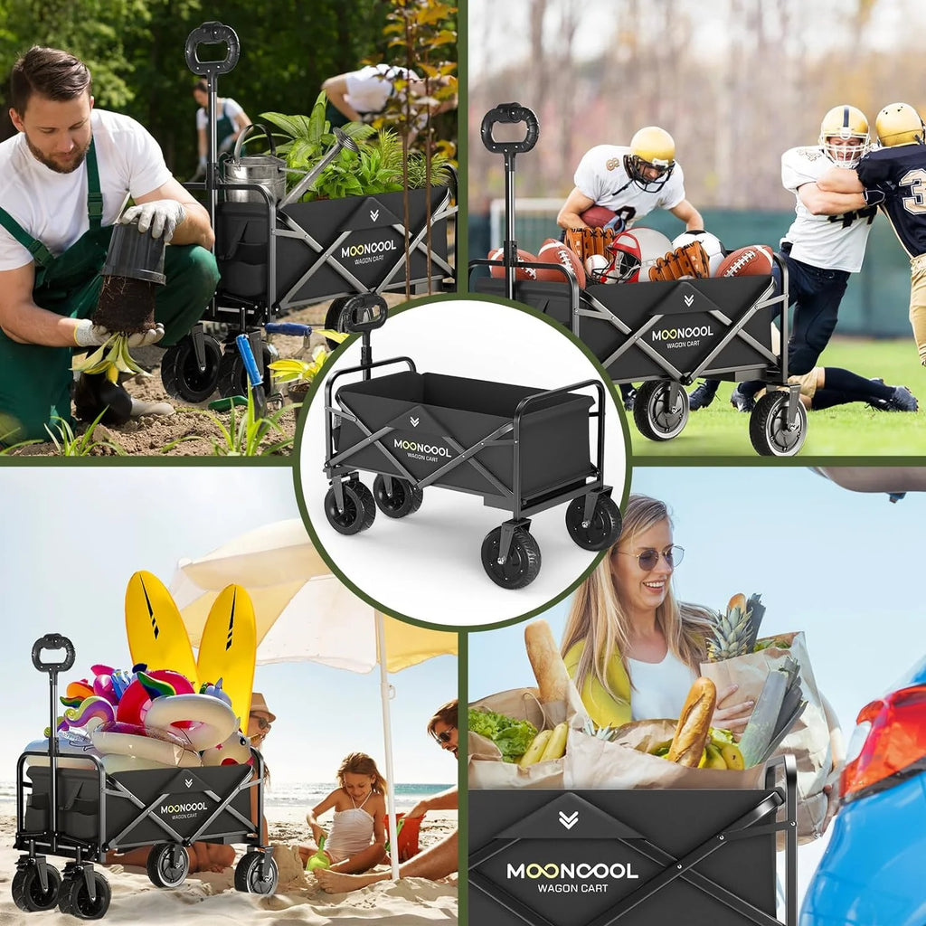 Collapsible Electric Utility Wagon with 8" All-Terrain Wheel W7031