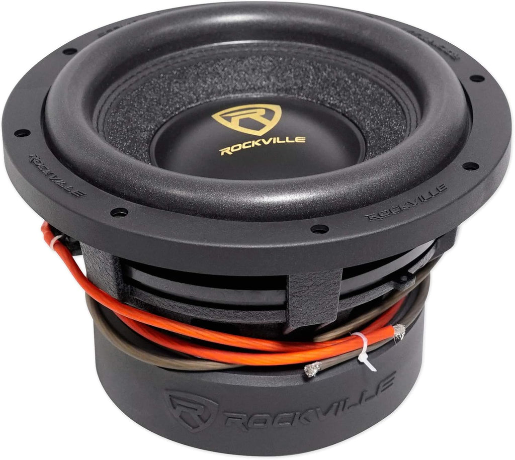 10" 6400 Watt Car Subwoofers with Sealed Sub Box Enclosure J8948