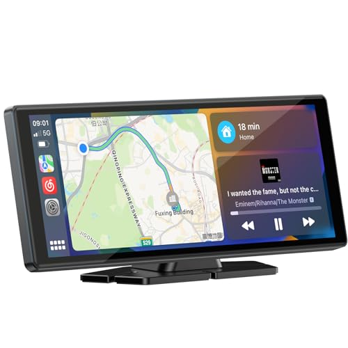 9.26-inch Wireless CarPlay Screen with GPS Navigation, Bluetooth, Touch Screen E340