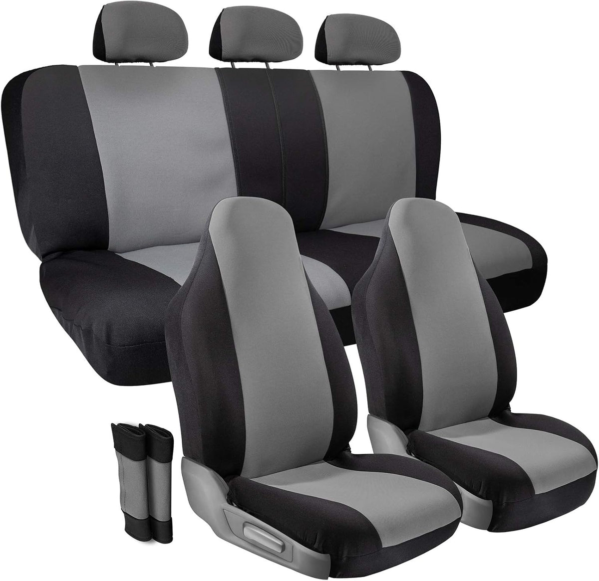 Poly Cloth Car Seat Cover 10 pc Set C3183