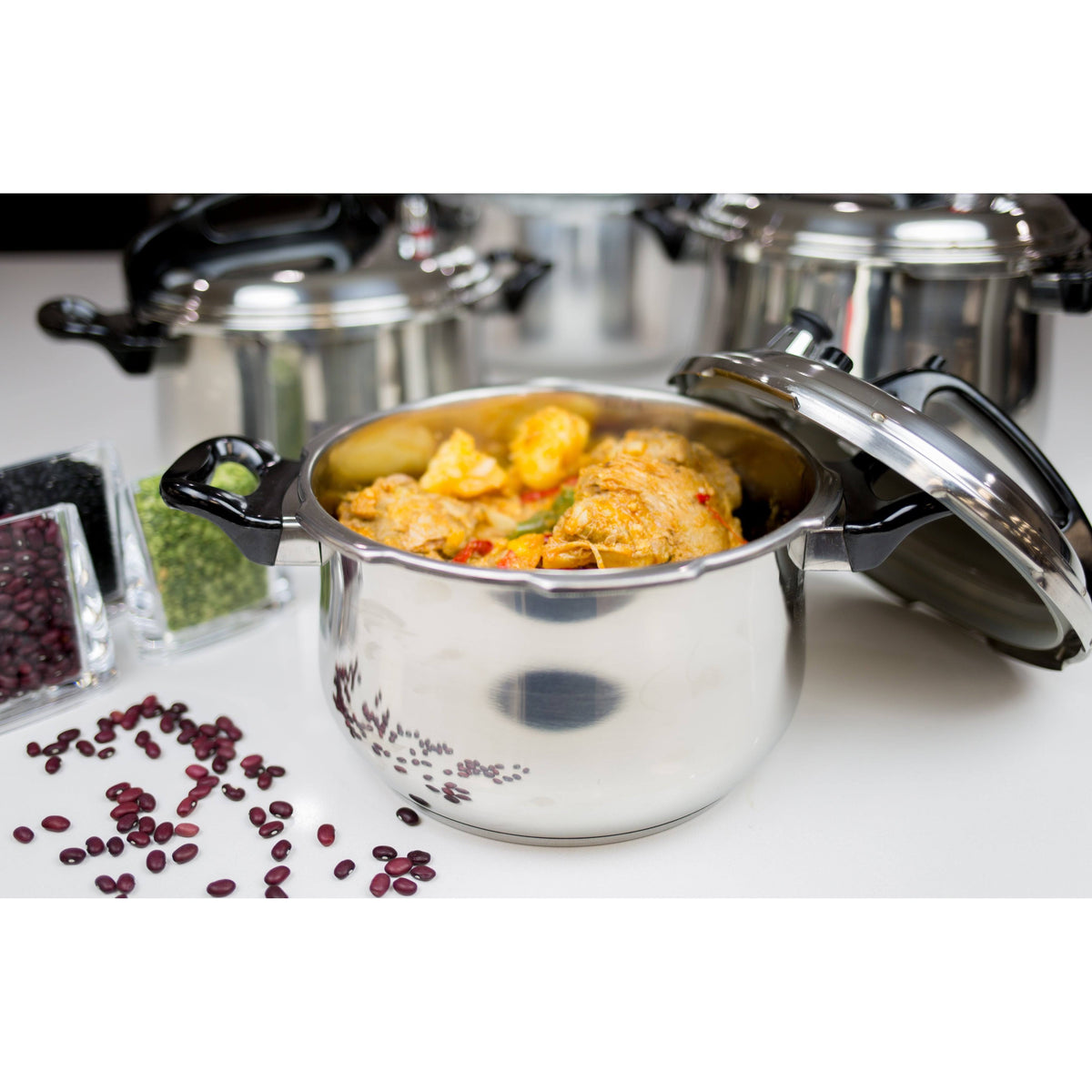 Stainless Steel 9.5 Quart Pressure Cooker K44007