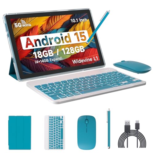 10 Inch 18GB RAM+128GB ROM 2TB Expandable Tablet PC with Keyboard Case Mouse Stylus J567135