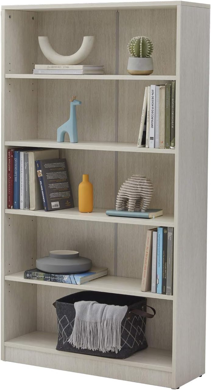 5-Shelf Adjustable Bookcase L674362