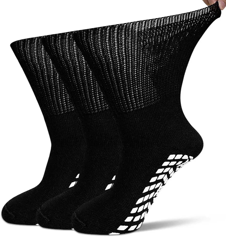 Non-Binding Extra Wide Non Slip Diabetic Socks 9-15 R6083