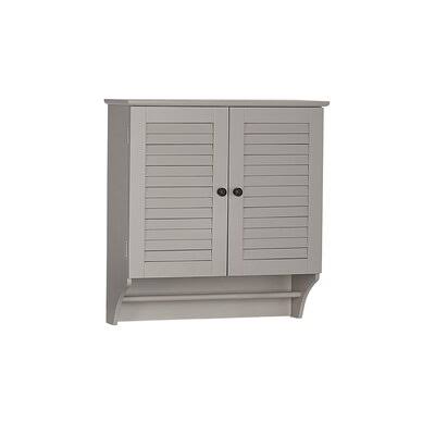 Taupe Wall Mounted Bathroom Cabinet N197