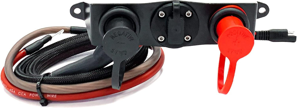 Black Battery Jump Post Terminal & Charger Kit Z450